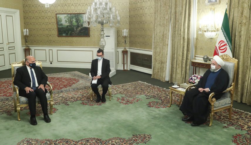 وزير خارجية العراق يسلم روحاني رسالة شفوية من الكاظمي