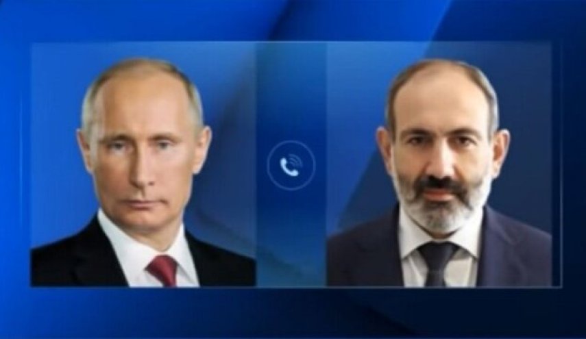 تماس تلفنی پوتین با نخست‌وزیر ارمنستان