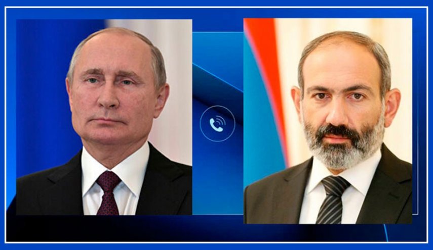 پوتین در تماس تلفنی با نخست‌ وزیر ارمنستان بر ضرورت توقف فوری درگیری‌ها در منطقه قره باغ تاکید کرد
