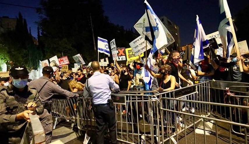 ۳۸ نفر در تظاهرات علیه نتانیاهو دستگیر شدند