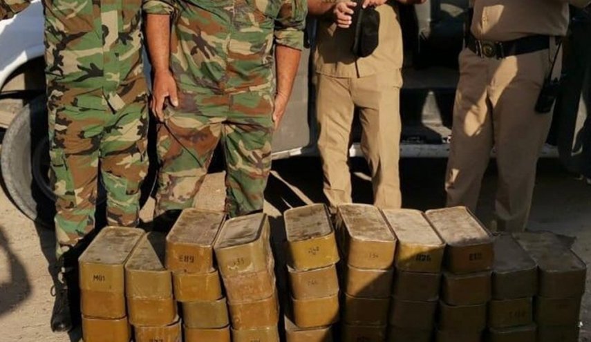 العثور على 46 حاوية عتاد مخبئة داخل عجلة مدنية شمالي بغداد
