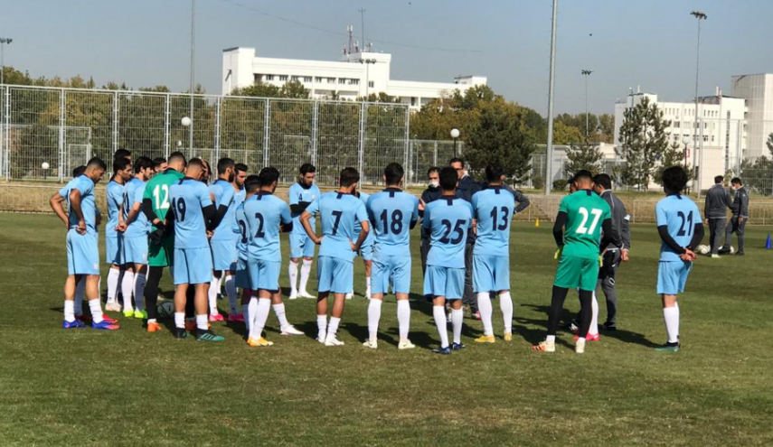تمرین سبک تیم ملی فوتبال در تاشکند