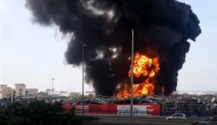 وقوع انفجار در انبار نفت کوره در بیروت