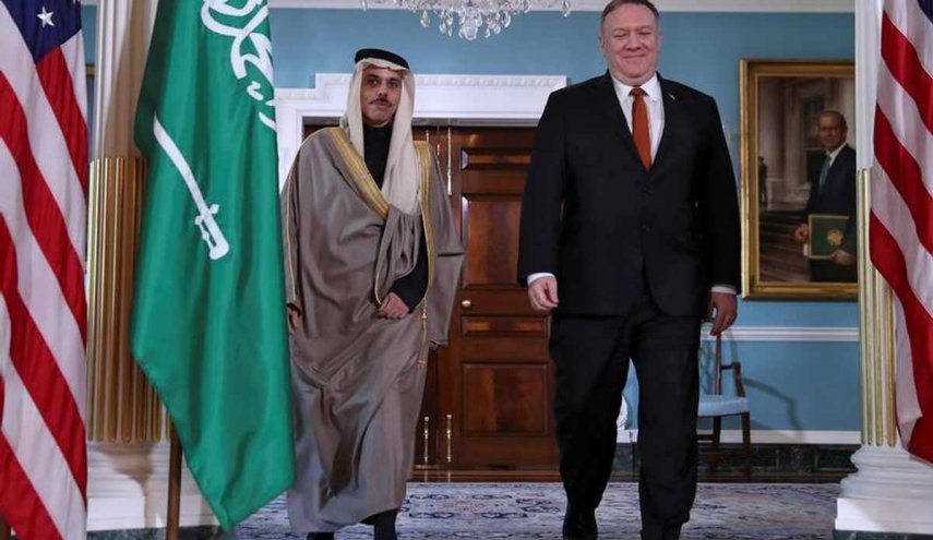 نشست خبری وزرای خارجه آمریکا و عربستان؛امیدواری پامپئو به سازش عربستان با اسرائیل
