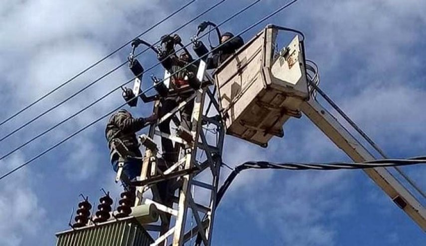 الانتهاء من صيانة أعطال شبكة الكهرباء الناجمة عن الحرائق في طرطوس