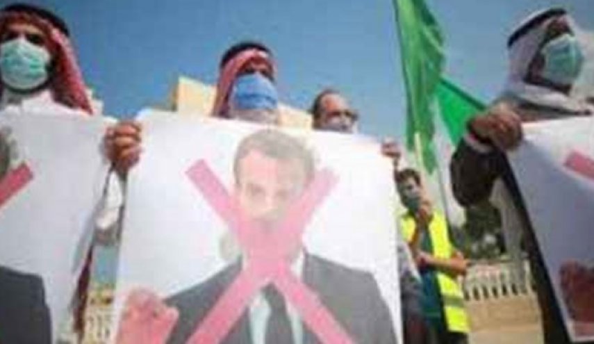 تظاهرات فلسطینیان در قدس اشغالی در محکومیت اهانت ماکرون به اسلام