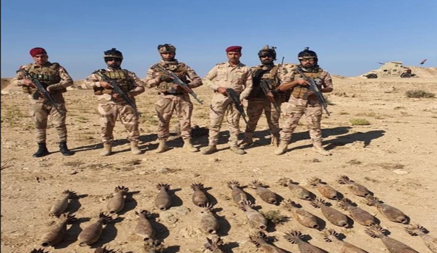 ضبط عشرات قنابر الهاون في جزيرة البغدادي غربي الأنبار
