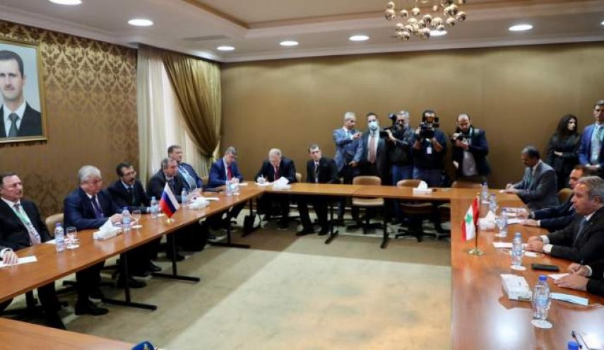الوزير اللبناني رمزي المشرفية يلتقى 4 وزراء سوريين