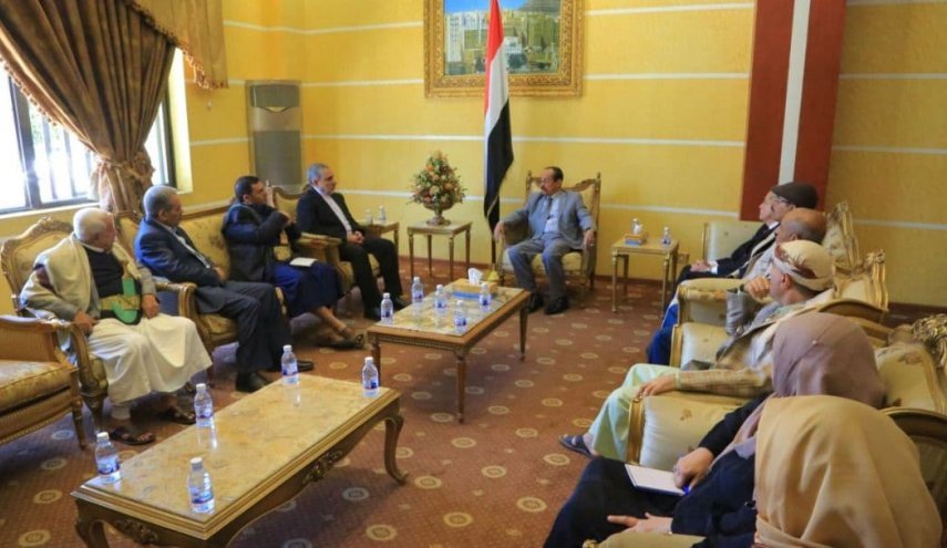 سفیر ایران در صنعا با رئیس مجلس شورای یمن دیدار کرد