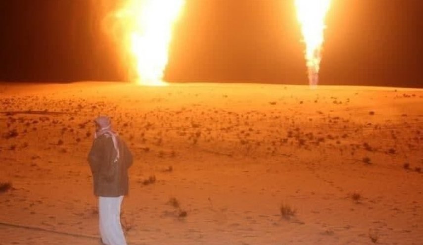 انفجار در خط لوله گاز در شمال مصر/ داعش مسوولیت انفجار را پذیرفت