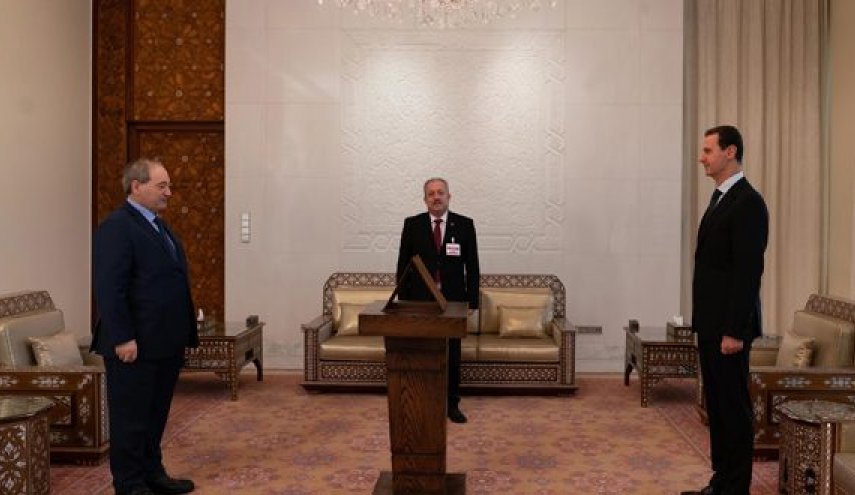 المقداد يؤدي اليمين أمام الرئيس السوري..هذا ما قاله الاخير بعد أداء اليمين
