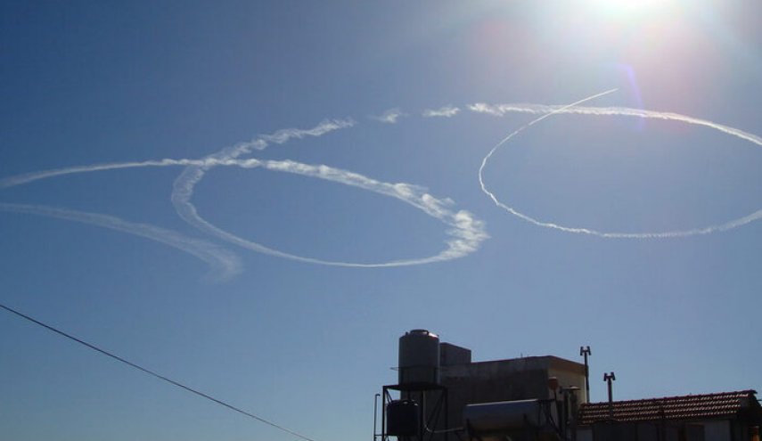 پرواز گسترده جنگنده‌های صهیونیستی در آسمان بیروت