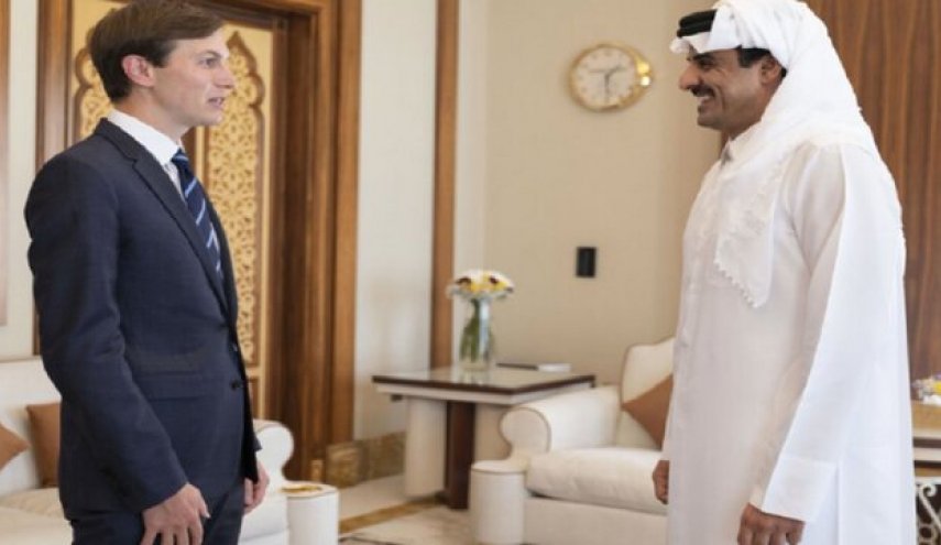 امیر قطر با کوشنر ملاقات کرد