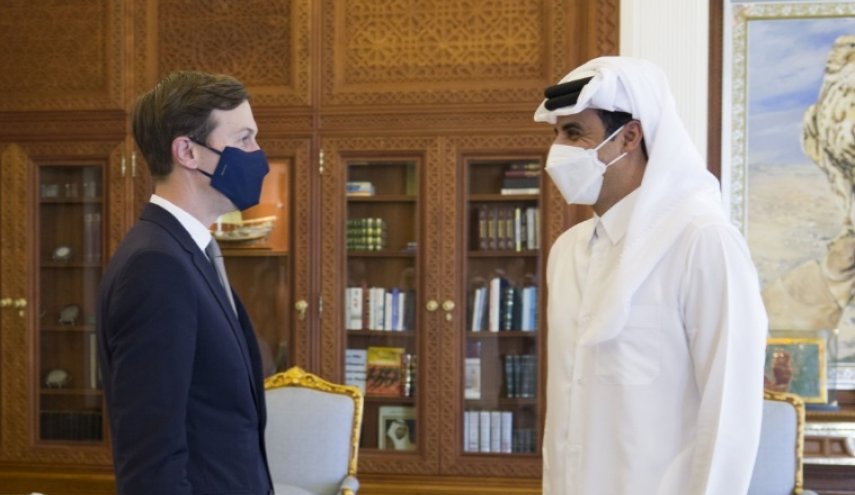 أمير قطر يستقبل كوشنر ويبحث معه تطورات المنطقة