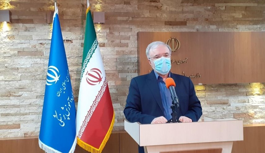وزير الصحة الايراني ينوّه بتحسن الظروف الصحية للبلاد عقب القيود الجديدة