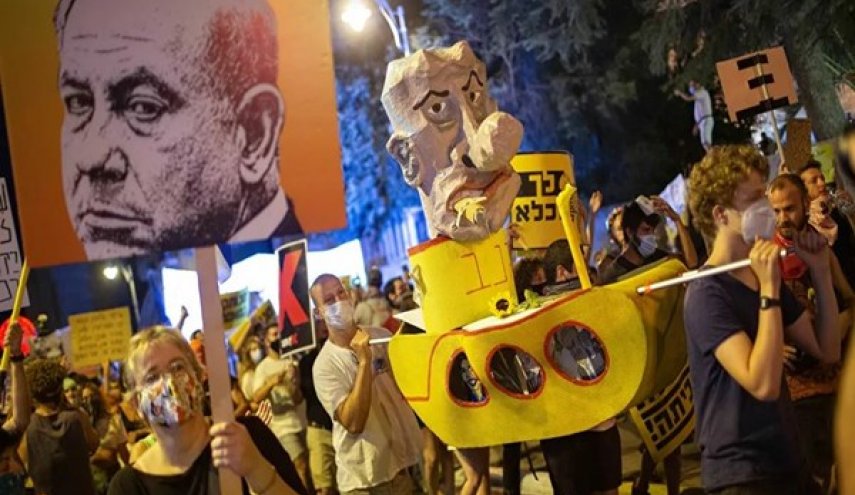 کشته شدن یک معترض در تظاهرات مخالفان نتانیاهو