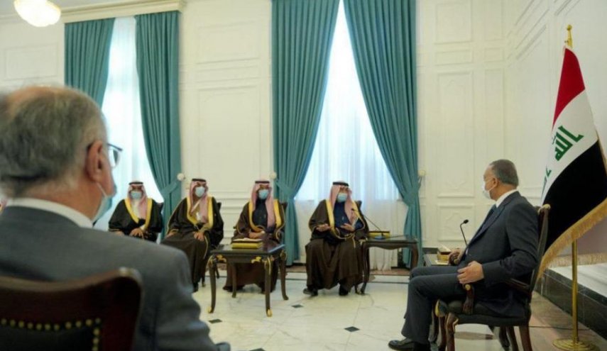 الكاظمي يدعو الى توسيع العلاقات الاقتصادية العراقية السعودية