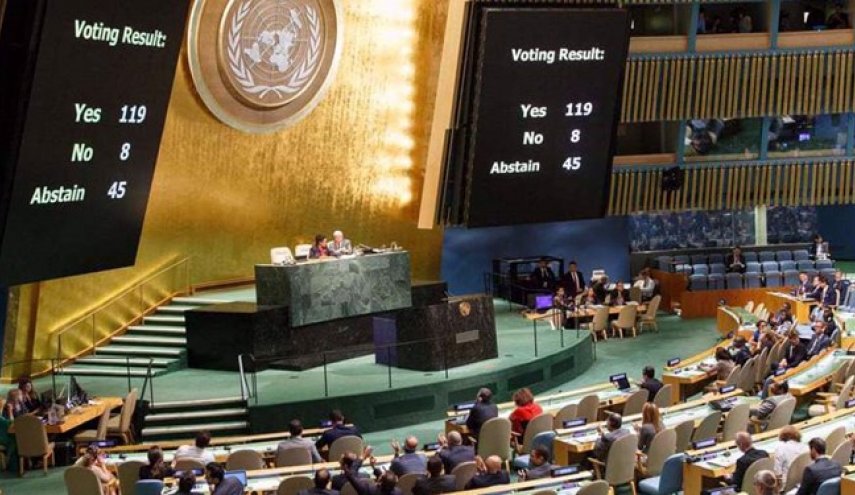 مجمع عمومی سازمان ملل ۶ قطعنامه در حمایت از فلسطین تصویب کرد