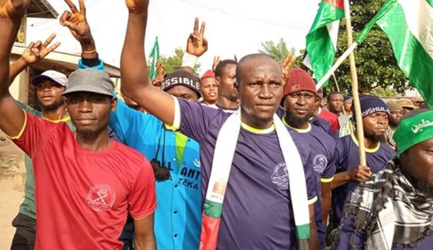 تظاهرات در نیجریه در حمایت از فلسطین و مخالفت با جریان سازش

