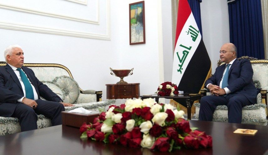 تاکید صالح و الفیاض بر حفاظت از مراکز دیپلماتیک در عراق