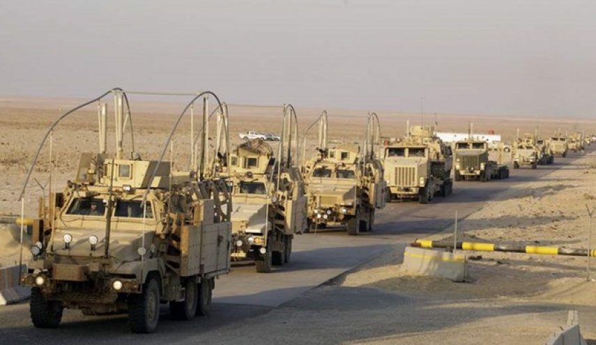 انهدام کاروان لجستیک تروریست‌های آمریکایی در جنوب عراق