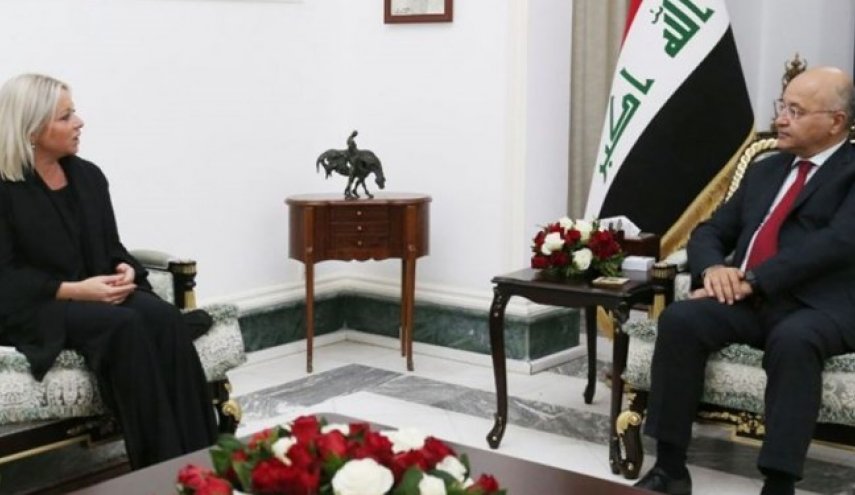 دیدار و گفت‌و‌گوی رئیس‌جمهور عراق با نماینده ویژه دبیرکل سازمان ملل
