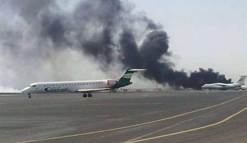 فرودگاه بین المللی صنعاء بمباران شد