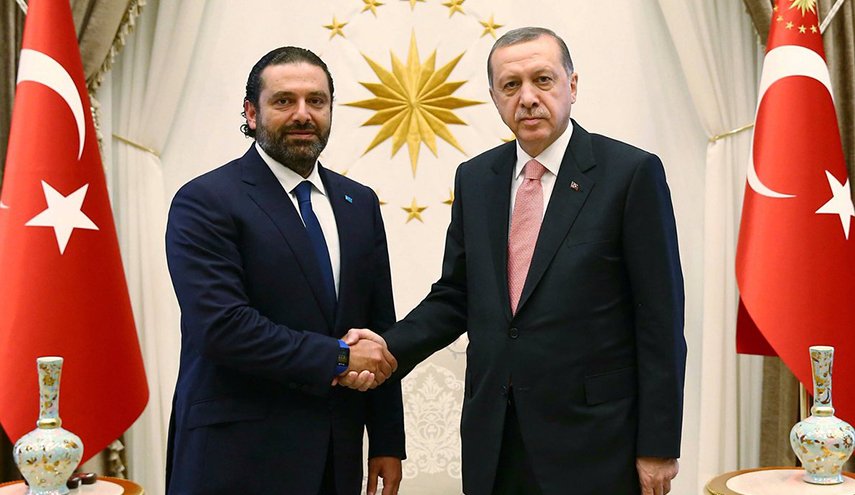 اردوغان والحريري يبحثان العلاقات الثنائية ومواضيع إقليمية