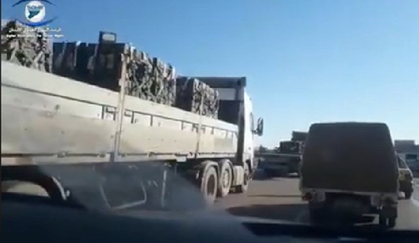 ائتلاف آمریکا 50 کامیون سلاح به سوریه ارسال کرد
