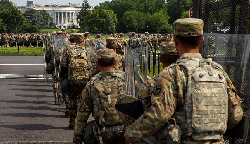 في واشنطن...أكثر من 20 ألف عنصر عسكري لتأمين تنصيب بايدن