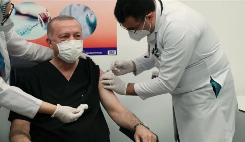 اردوغان واکسن چینی کرونا زد
