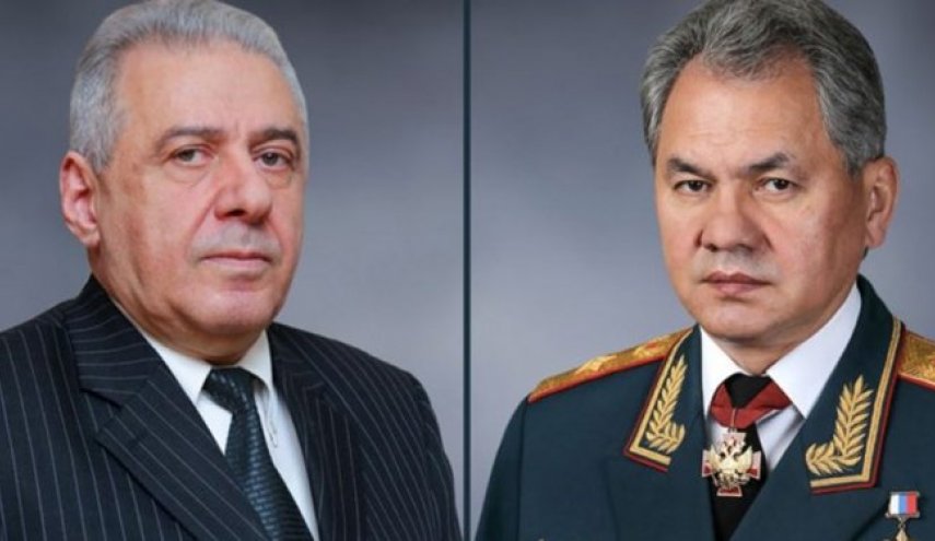 گفت‌وگو  وزرای دفاع ارمنستان و روسیه درباره قره‌باغ