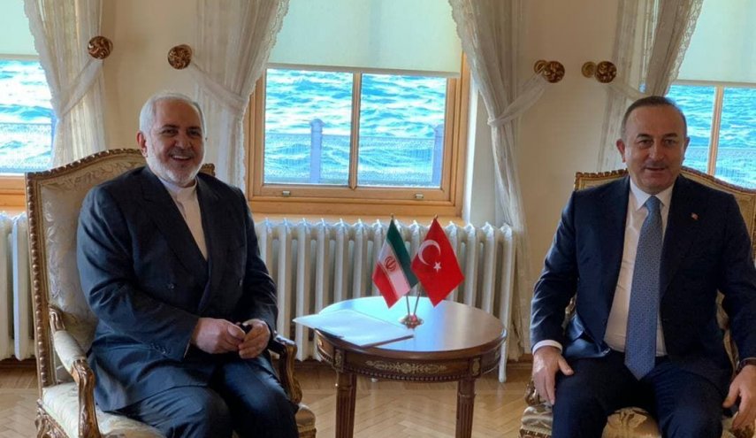 ظریف با وزیر خارجه ترکیه دیدار کرد