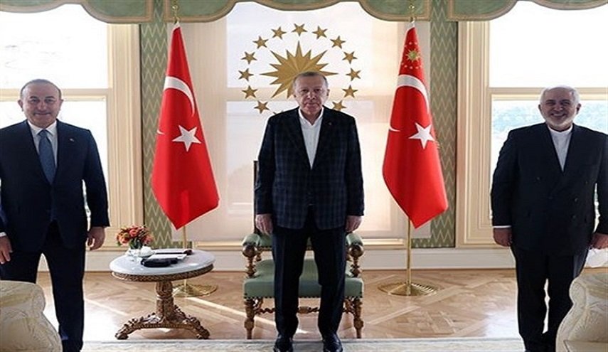 ظريف يلتقي الرئيس التركي رجب طيب اردوغان