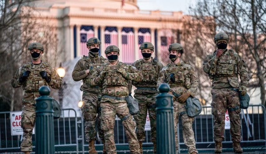 ابتلای صدها نفر از نیروهای گارد ملی مراسم تحلیف بایدن به کرونا 
