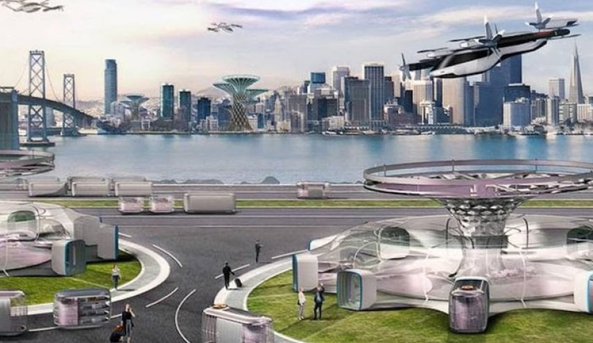 بالصور.. كيف سيكون أول مطار في العالم للسيارات الطائرة!
