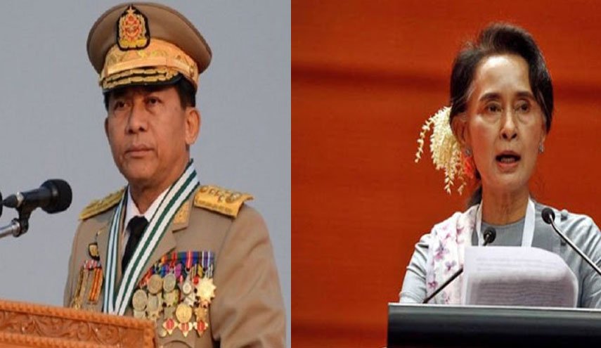 ارتش میانمار حکومت نظامی اعلام کرد/ قدرت به مین آنگ هلینگ فرمانده کل ارتش منتقل شد