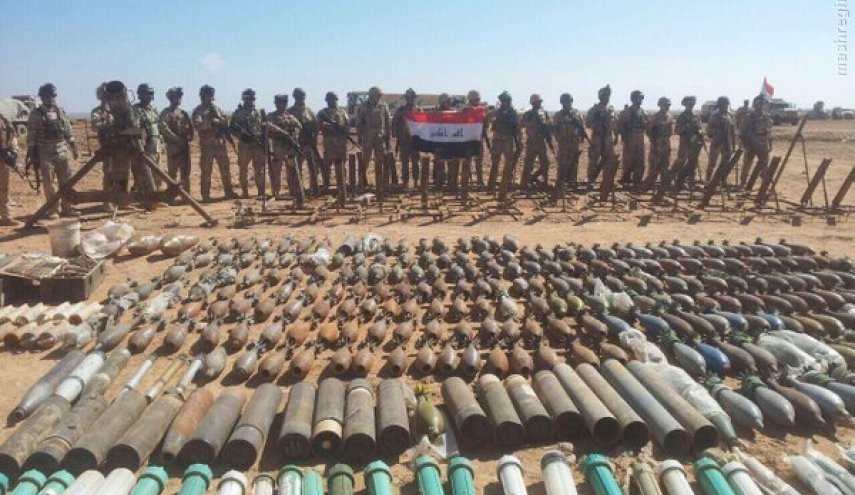 کشف و انهدام اردوگاه جدید داعش در عمق صحرای الانبار عراق