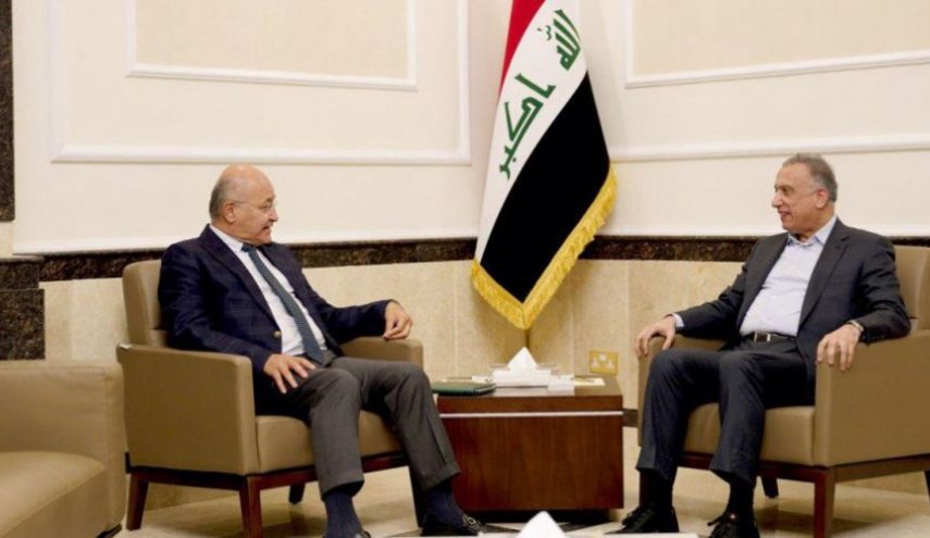 صالح والكاظمي يبحثان الأوضاع السياسية في العراق