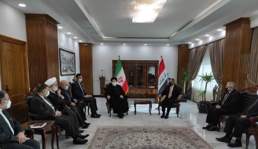 رئيس السلطة القضائية الايرانية يلتقي رئيس مجلس القضاء الاعلى في العراق
