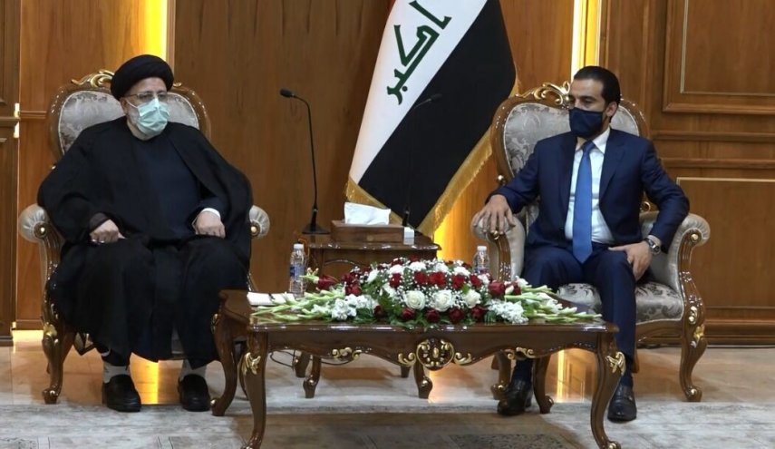 رئيس السلطة القضائية الإيرانية يلتقي رئيس مجلس النواب العراقي