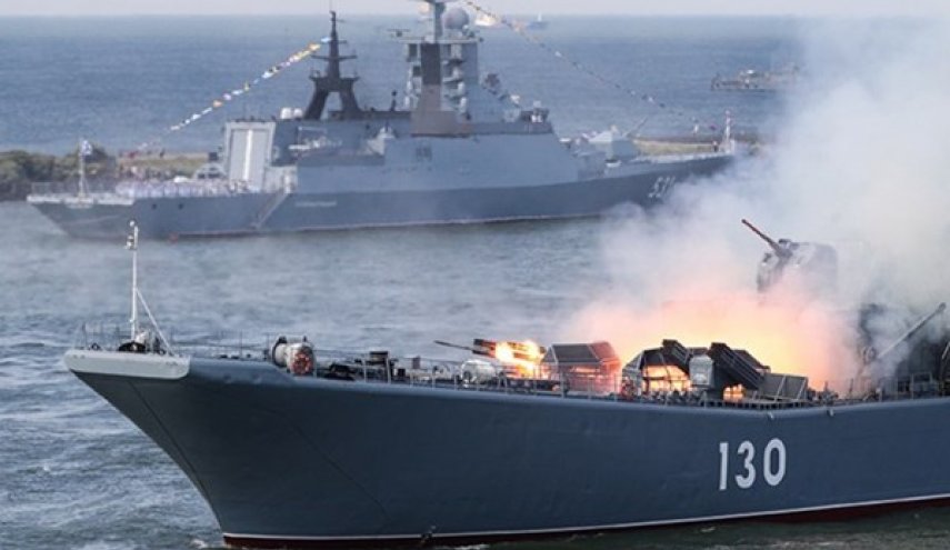 روسيا تعلن عن بدء المناورات البحرية المشتركة مع ايران