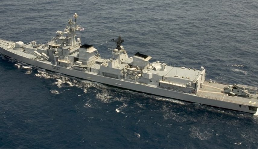ناو هندی «میسور» به رزمایش دریایی ایران و روسیه پیوست
