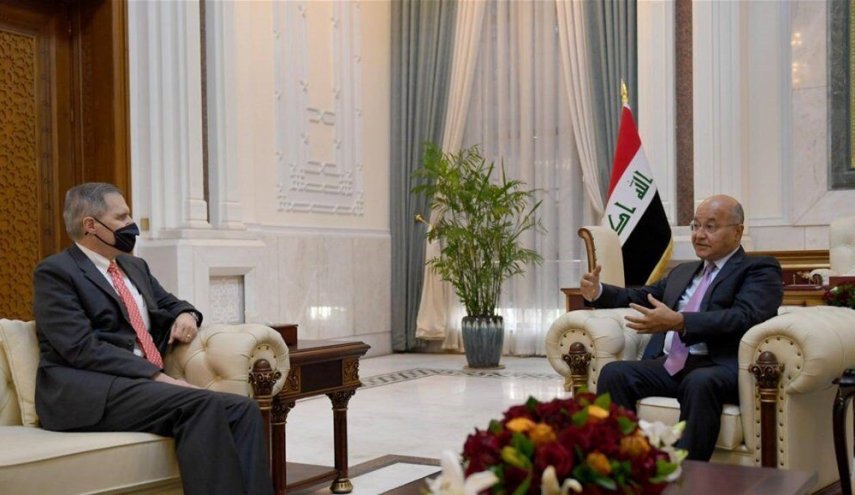 
تاکید رئیس جمهوری عراق بر کاهش تنش ها در منطقه