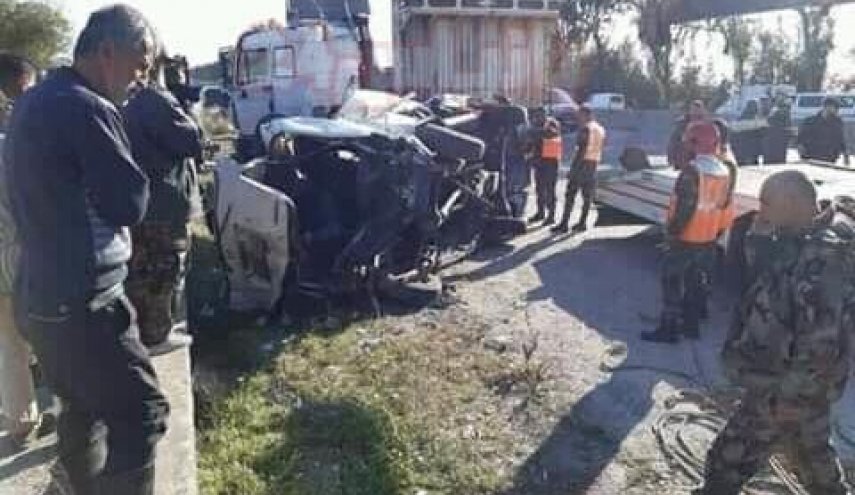  حادث سير مروّع على أوتستراد طرطوس – بانياس