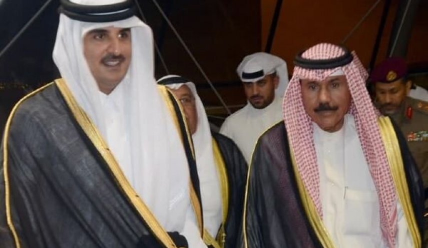 نامه امیر کویت به همتای قطری 

