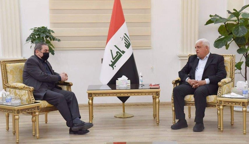 دیدار زیباری با رئیس سازمان الحشد الشعبی عراق