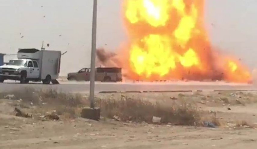 مقتل وإصابة 14 عنصرا من القوات العراقية بانفجار سيارة بالانبار