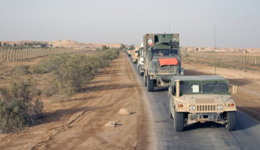 یک کاروان لجستیک ارتش آمریکا در جنوب عراق هدف قرار گرفت
