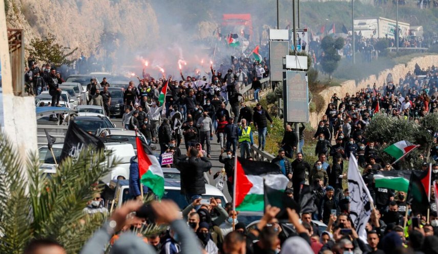 ده‌ها هزار نفر علیه خشونت و جنایت در فلسطین اشغالی تظاهرات کردند
